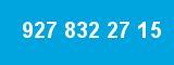 927 832 27 15